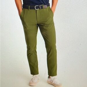 Bonobos Golf Men’s Performance Link Slim Tapered Pants Olive Green Size 29 x 30